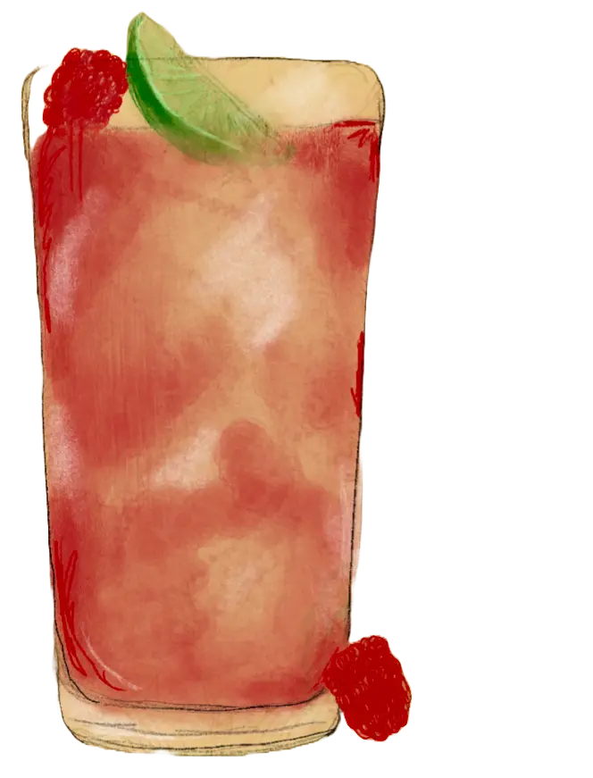 Icon of a cocktail which is called Flora Dora