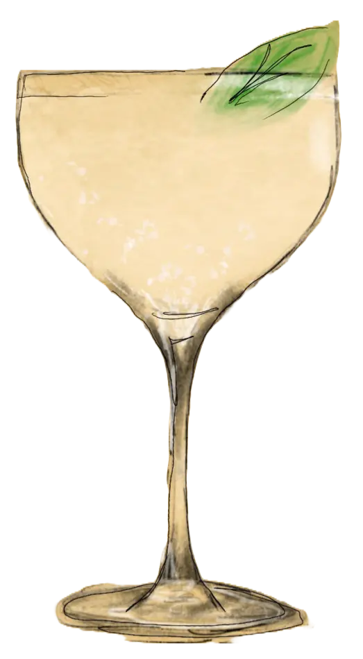 Icon of a cocktail which is called the Cornish Gimlet