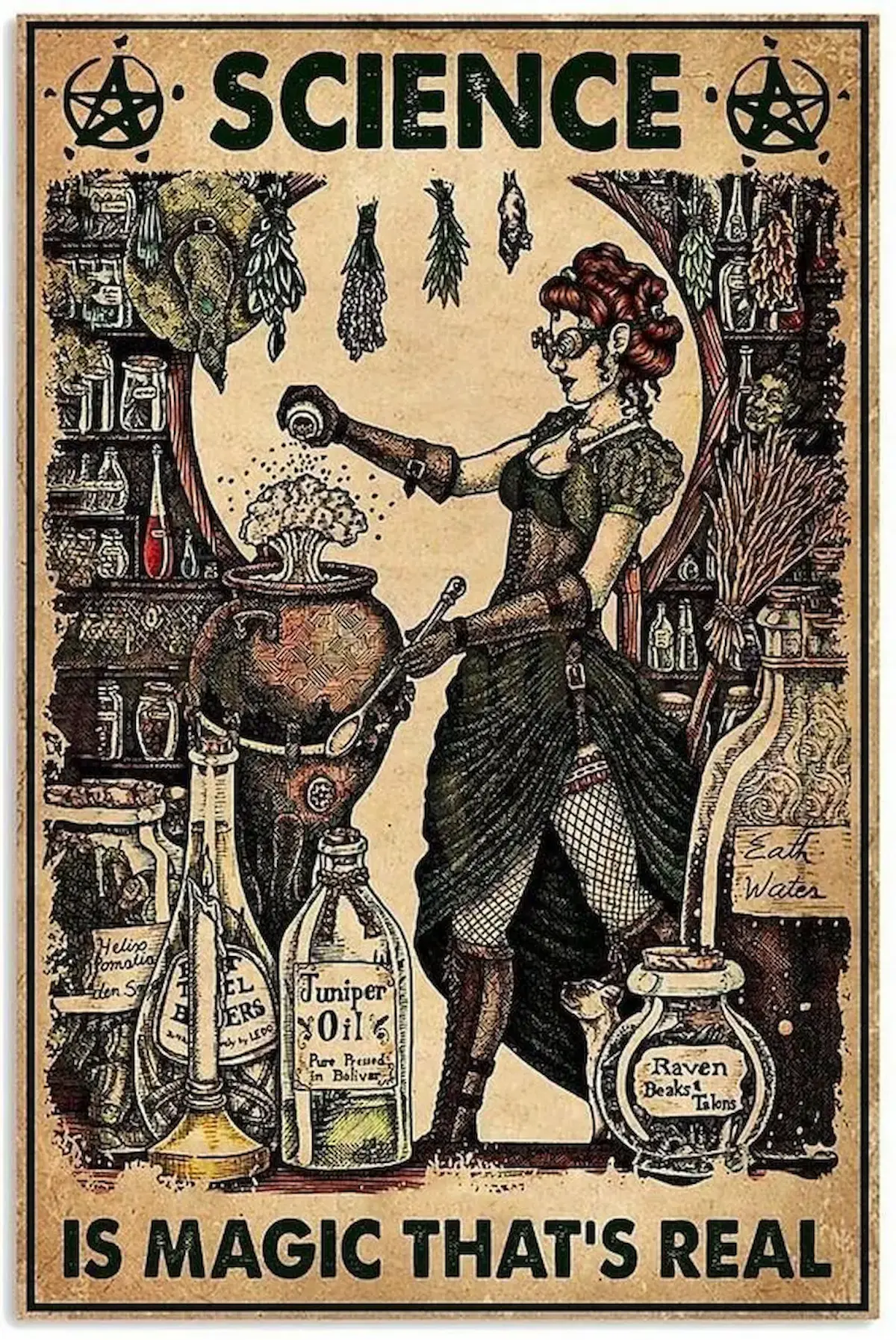 Artistic illustration of a Mixologist making cocktails at a mobile bar